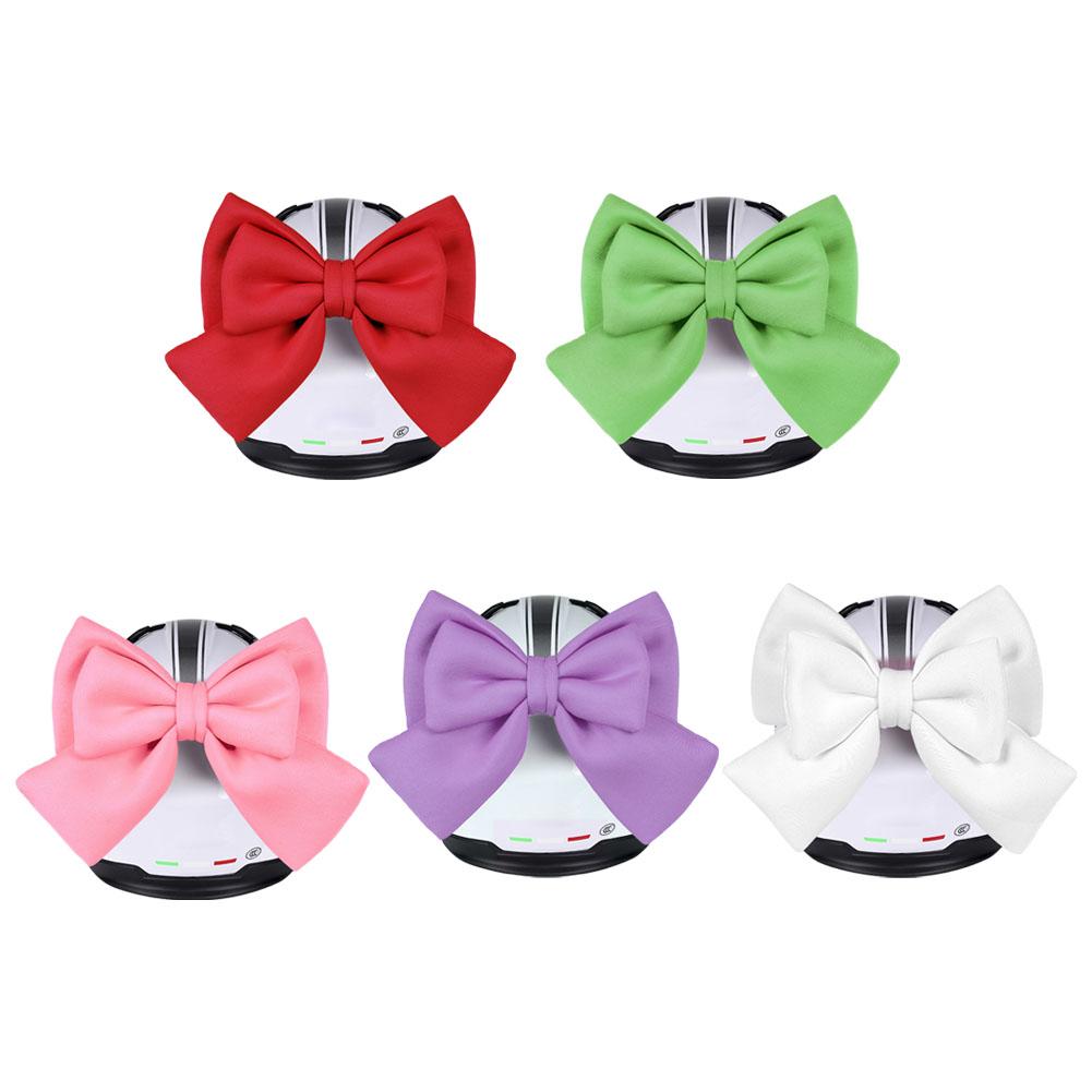 Motorcycle Helmet Bow Decoration Electric Bike Helmet Car Body Decoration Accessories Bowknot Suction Cup Type For Girl Wom Y1G4