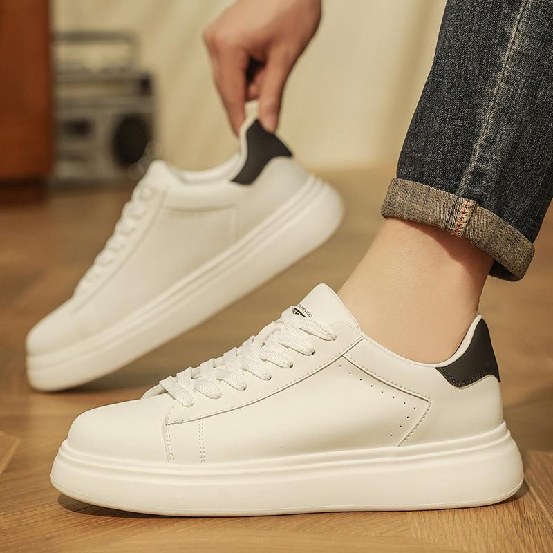 Fashion RunningTrendy Footwear Men Lace-Up Tenis Masculino Shoes 2024 Classic Summer Casual Leather Sneakers Soft Outdoor Men's Shoes