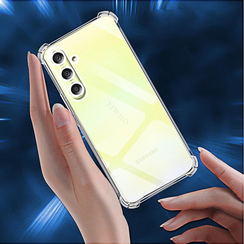 Ultra Thin Silicone Soft Case for Samsung Galaxy A55 A35 A25 A15 A05S A05 A54 A34 A24 A14 A04S A04 Clear Back Transparent Shell