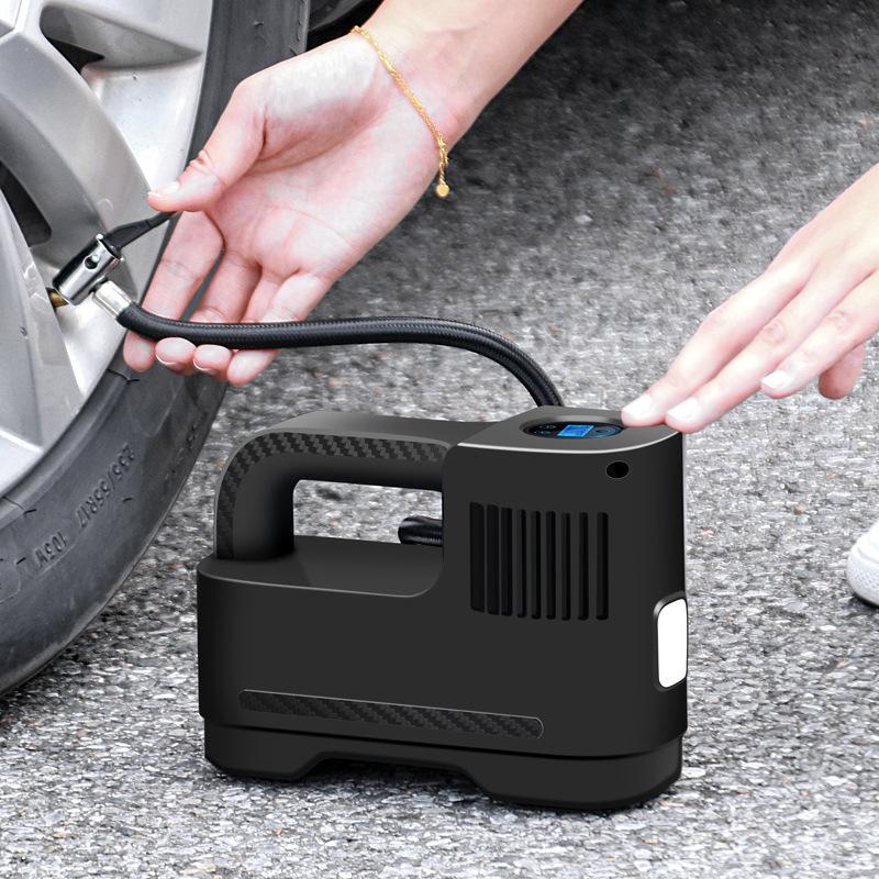 Car Inflator Pump Portable Inflator Pump High Power Digital Tire Inflator Intelligent Wireless Electric Inflator Pump