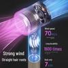 High-Power Ionic Hair Dryer: Leafless Design, Fast-Drying, Suitable for Home and Salon.