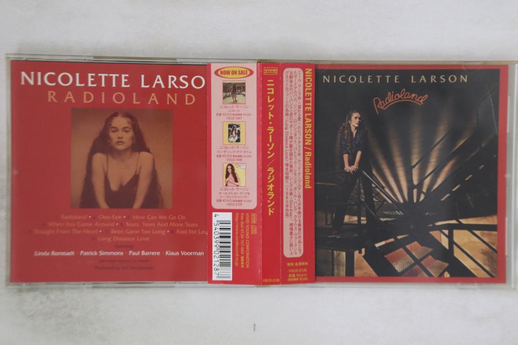 CD NICOLETTE LARSON - Radioland VSCD2128 VIVID Japan Obi Pop Used