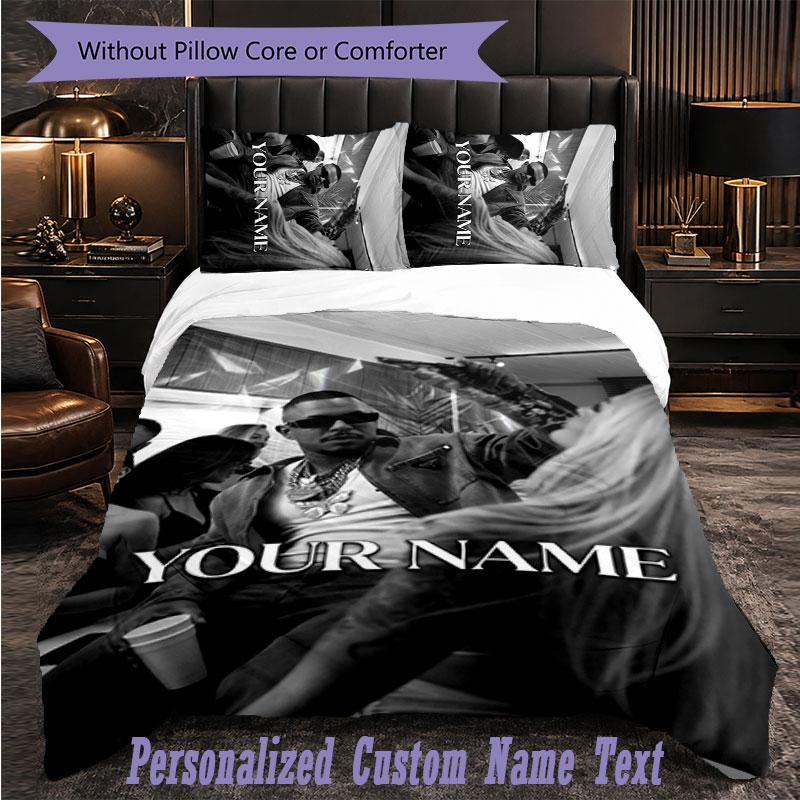 Personalized 3Pcs Bedding SetApache 207 Custom Text Duvet Cover Pillowcase Set Bedroom Gift