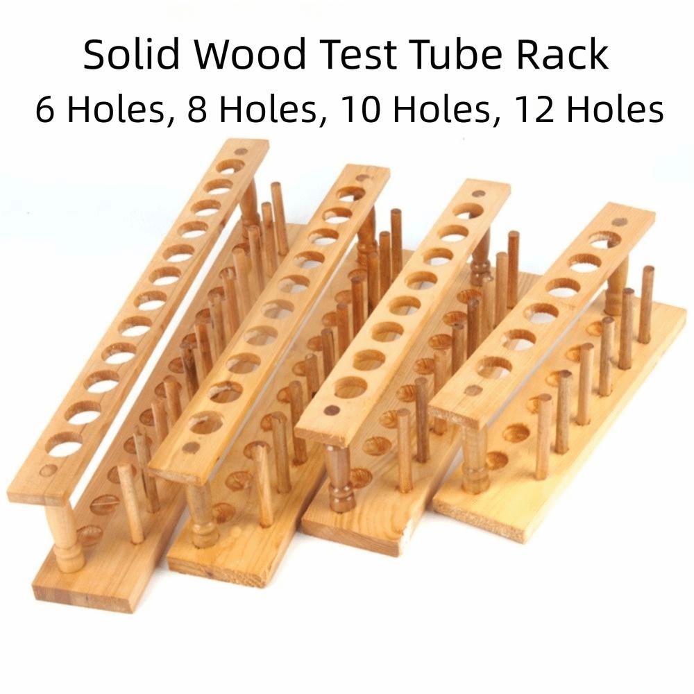 6/8/10/12 Holes Test Tube Rack Detachable Pillar Lab Tube Holder For Laboratory