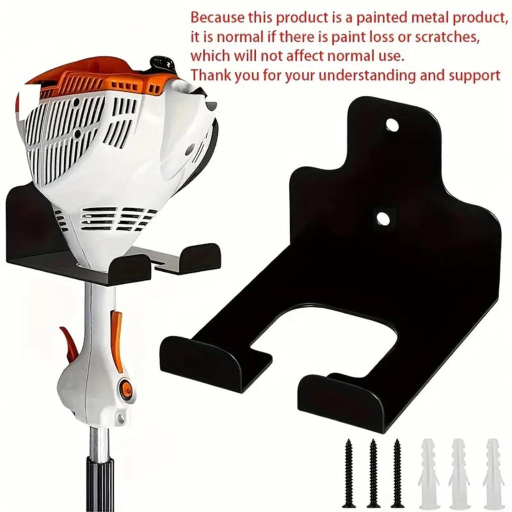 Trimmer Shelf Garage Organizer Garage Storage Hanger Wall-Mounted Lawn Mower Rack Depot Organization for Sturdy Workshop