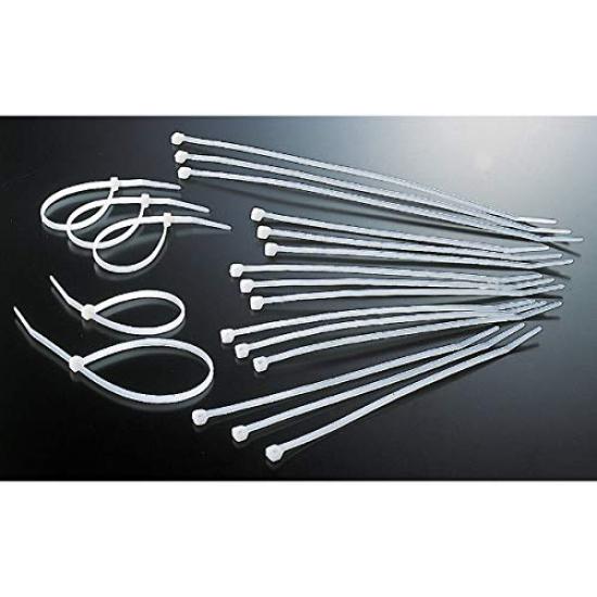 

TRUSCO Cable Tie, 4.8mm Wide x 368mm, 102mm Diameter