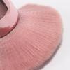 Pink Mushroom Head Makeup Brush: Soft Bristle Blush, Cleaning, Nail Art Dust Beauty Tool.