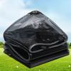 Black PVC Soft Glass Film Shade Sails Thicken Waterproof Dustproof Semi Blackout Rain Cover Balcony Rainproof Sunshade Tarpaulin
