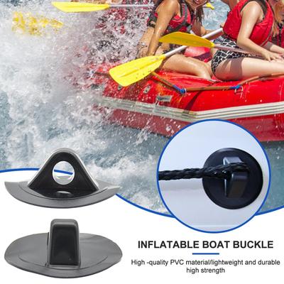 PVC Awning Buckle AnchorRope Buckle Set For Watercraft Inflatable Boat Safety Rope Tiebacks Kayaking Canoeing Rafting Accessory
