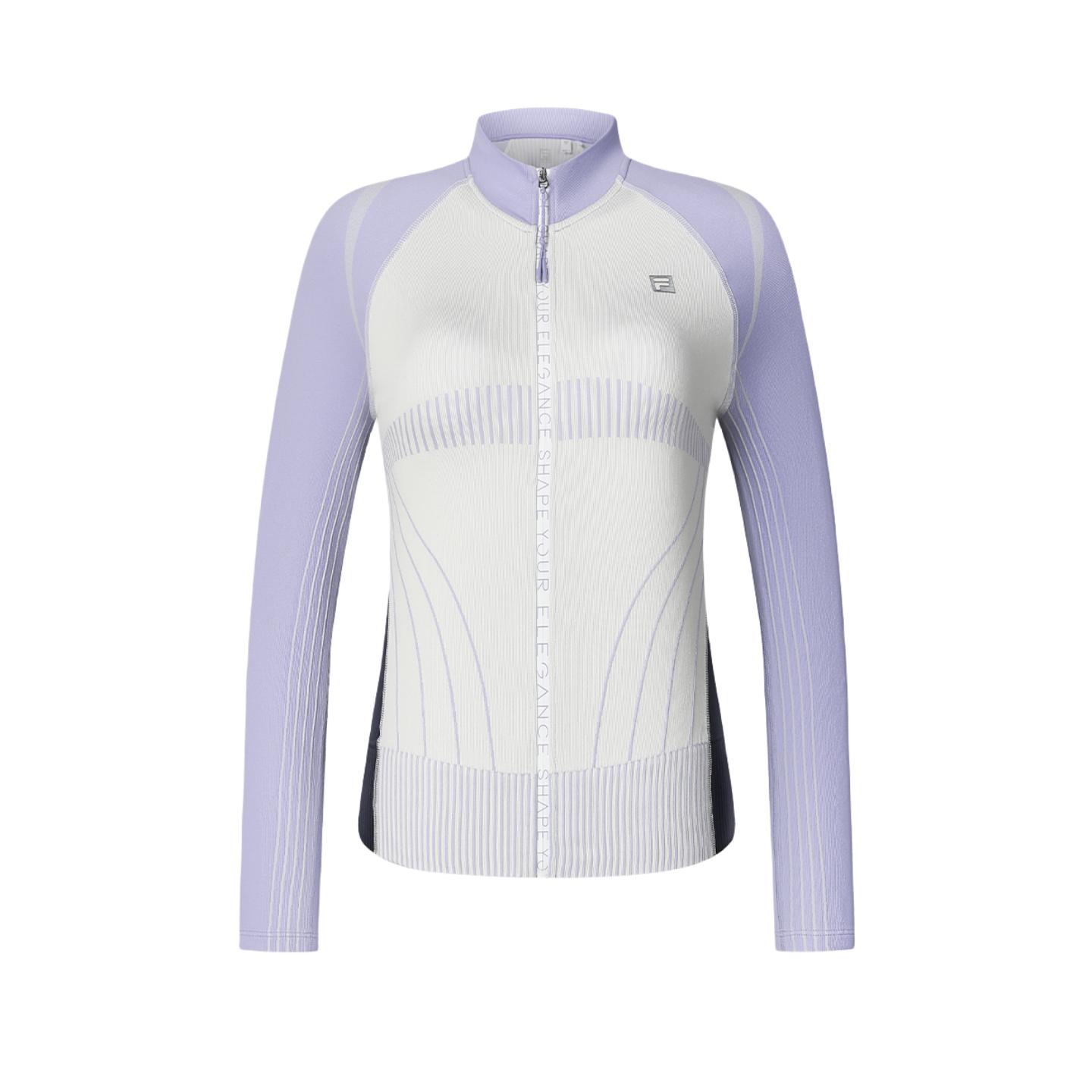 

New FILA Knitwear Women s Mustard Purple A11W421503FVT 170/88A/L