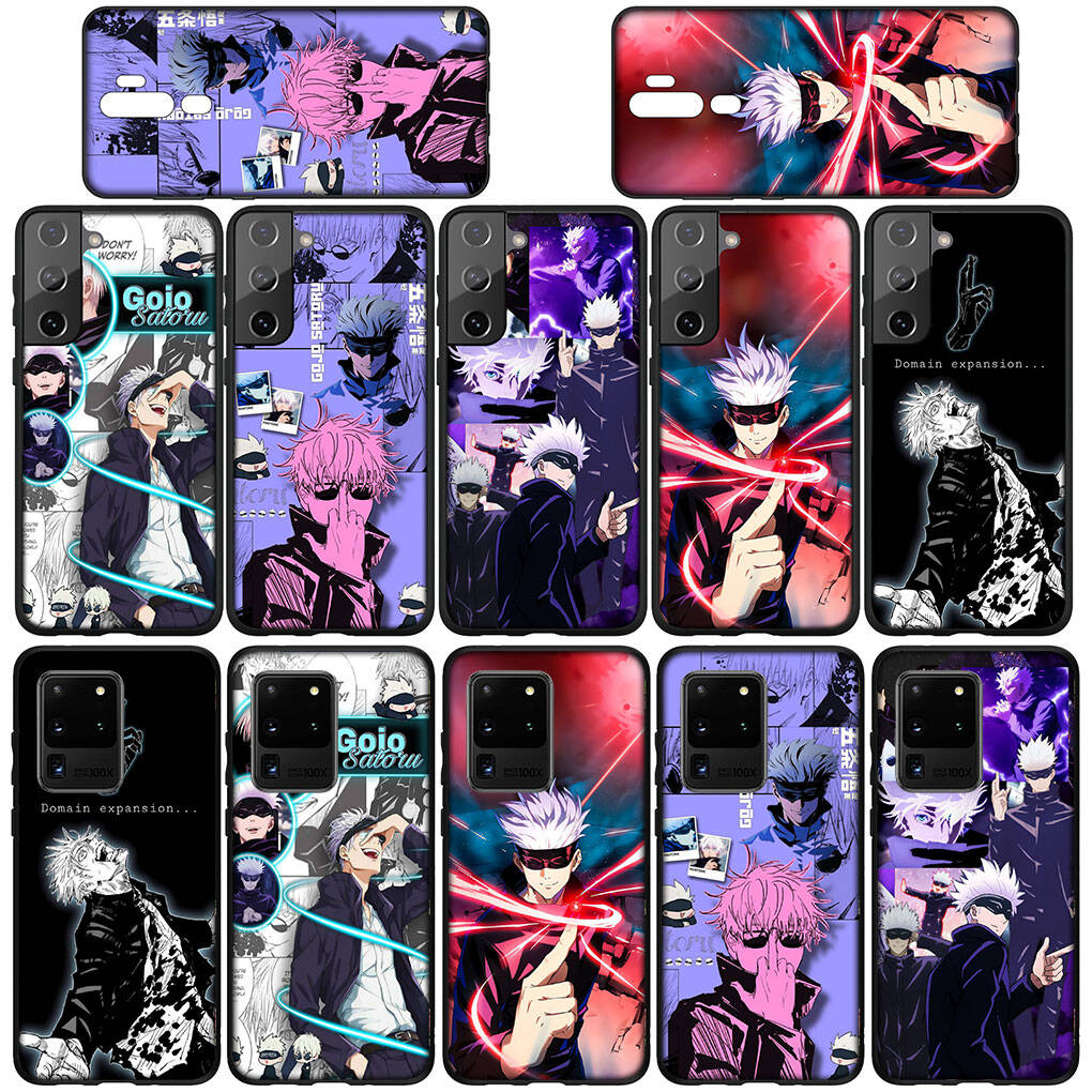 Phone Case for iPhone 17 16 15 Plus X Huawei P30 P20 Lite Redmi Note 14 12 11 13 Pro Max OPPO A60 A80 A40 A18 Cartoon Gojo Satoru Jujutsu Kaisen Cover