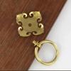 Brass Gate Handle with Vintage Aesthetic Simple Screw Installation for Front Doors and Interior Spaces in Your Home