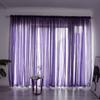 1 pezzo Eleganti Tende Moderne in Tulle per Soggiorno Camera da Letto Cucina Tende Trasparenti con Foglie Verdi per Finestra Tende in Tulle Drappeggi