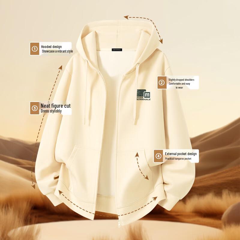 Mark Wafei Unisex Heavyweight Zip-Up Hoodie