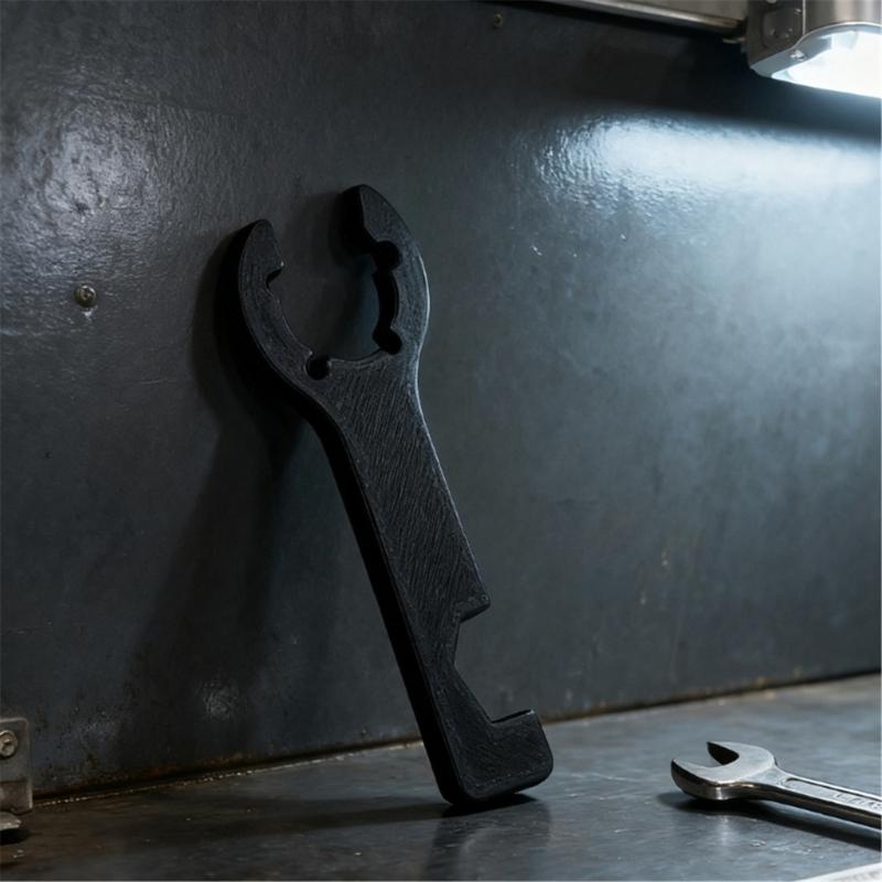 Lightweight Nonslip Gas Bottle Wrench Ergonomic Handle Repair Wrench Heavy Duty Pressure Wrench Camping Adjustable Tool