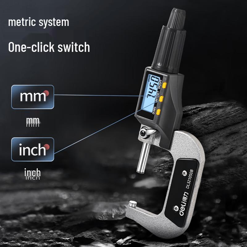 Deli Digital Outside Micrometer