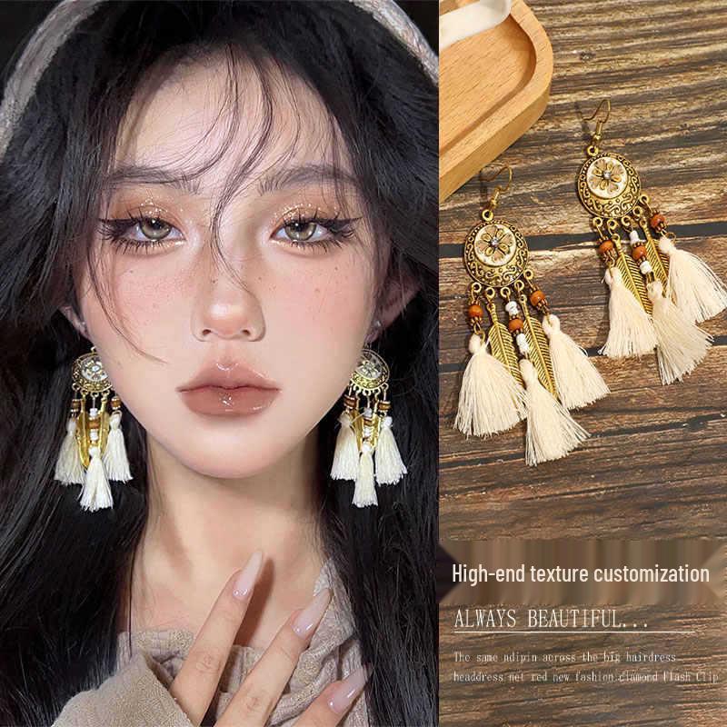 Resort Style Sunflower Earrings - Spring/Summer 2025 Collection for Women