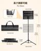 New Bee Folding Music Stand, Adjustable Height (75-148cm), Tripod, with Storage Bag, Black GH03