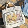 New Y2K Sweet Ita Tote Roomy Sling Bag Messenger Bag Lolita Girls Transparent Shoulder Carry Bag DIY Display Casual Handbag