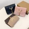 Korean Version of Small Square Bag Women's Fashionable Diamond Chain Bag