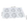 6 Cavity Round Silicone Mold Resin Coaster Molds Thick Round Coaster Silicone Molds DIY Resin Art Gifts Home Decoration