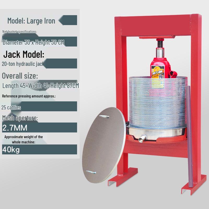 Manual Hydraulic Oil Press Machine for Home & Commercial Use