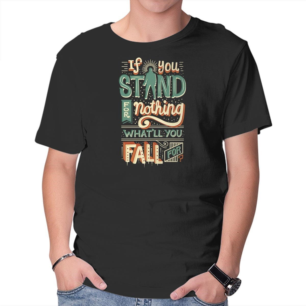 Unisex Crew Neck T-Shirt Fall Graphic Short Sleeve Casual Tee S