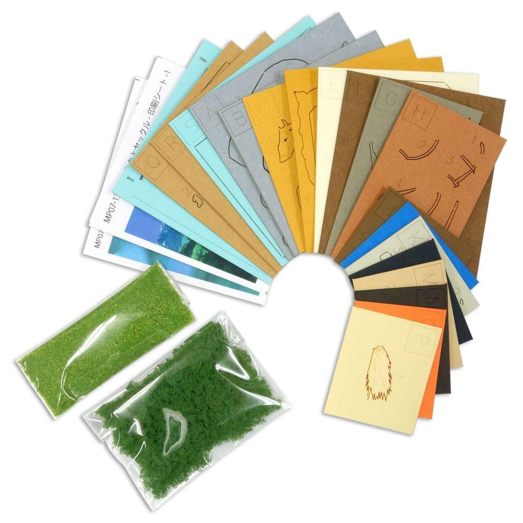 Sankei Studio Ghibli Mini Princess Mononoke Ashitaka and Yackle Papercraft MP07-139