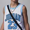Jordan Kinder Basketballtrikot mit Alphanumerischem Druck und Farbblock Kinder Tops Weiß DX8461-101