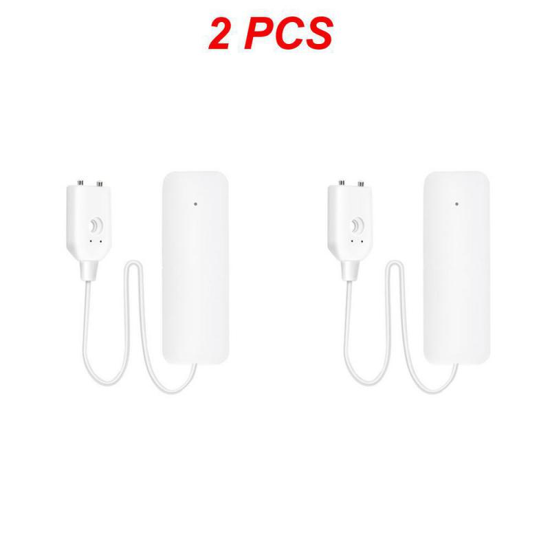1~10pc Tuya WiFi Water Leak Detector with Buzzer Overflow Level Alarm System Sensor Flood Leakage Security Protection Smart Home