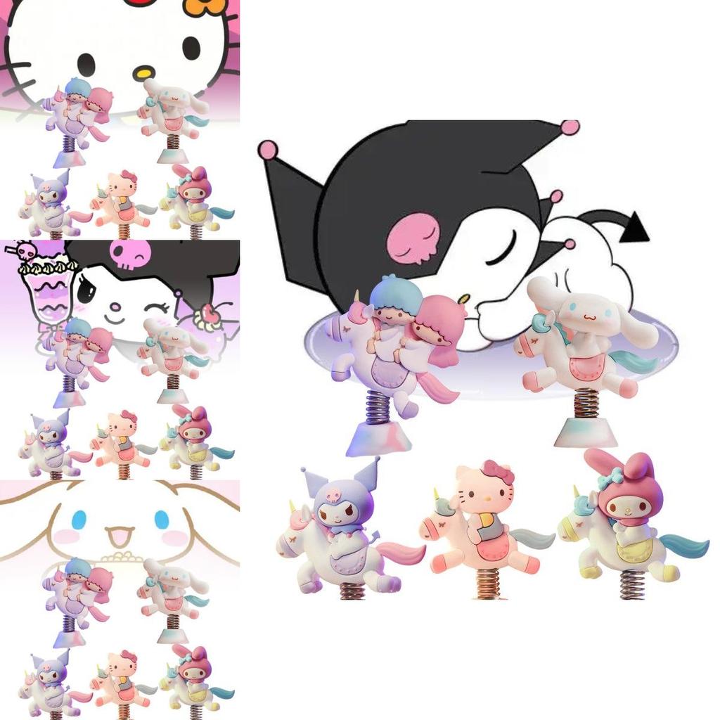 Adorable Carousel Series Pvc Figurine Featuring And