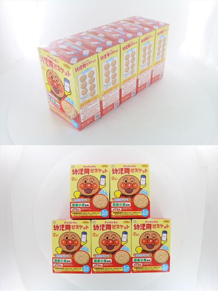 Fujiya 84g Anpanman infant biscuits 84g x 5 boxes