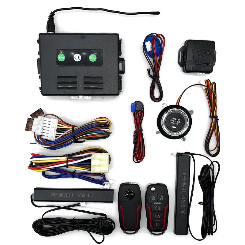 Bezkľúčový štart auta Systém centrálneho zamykania dverí, kompletná sada nakladacieho a štartovacieho systému diaľkový štart štart stop príslušenstvo