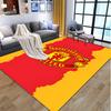 Football United F.C Pattern Rug, Indoor/Outdoor Mat, for Picnic, Gameroom, Bedroom, Office, Living Room, Home Decor Carpet, Birthday Gift
