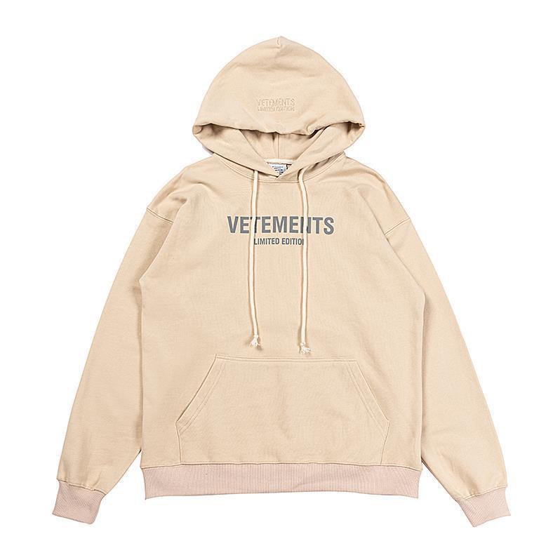 VTM Vitmeng Unisex Loose Casual Hoodie with Letter Print & Embroidery