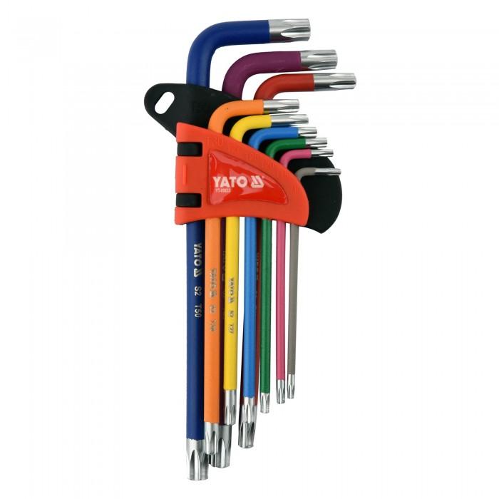 Yato Torx Steel Hex Key Set  (Pack of 9)