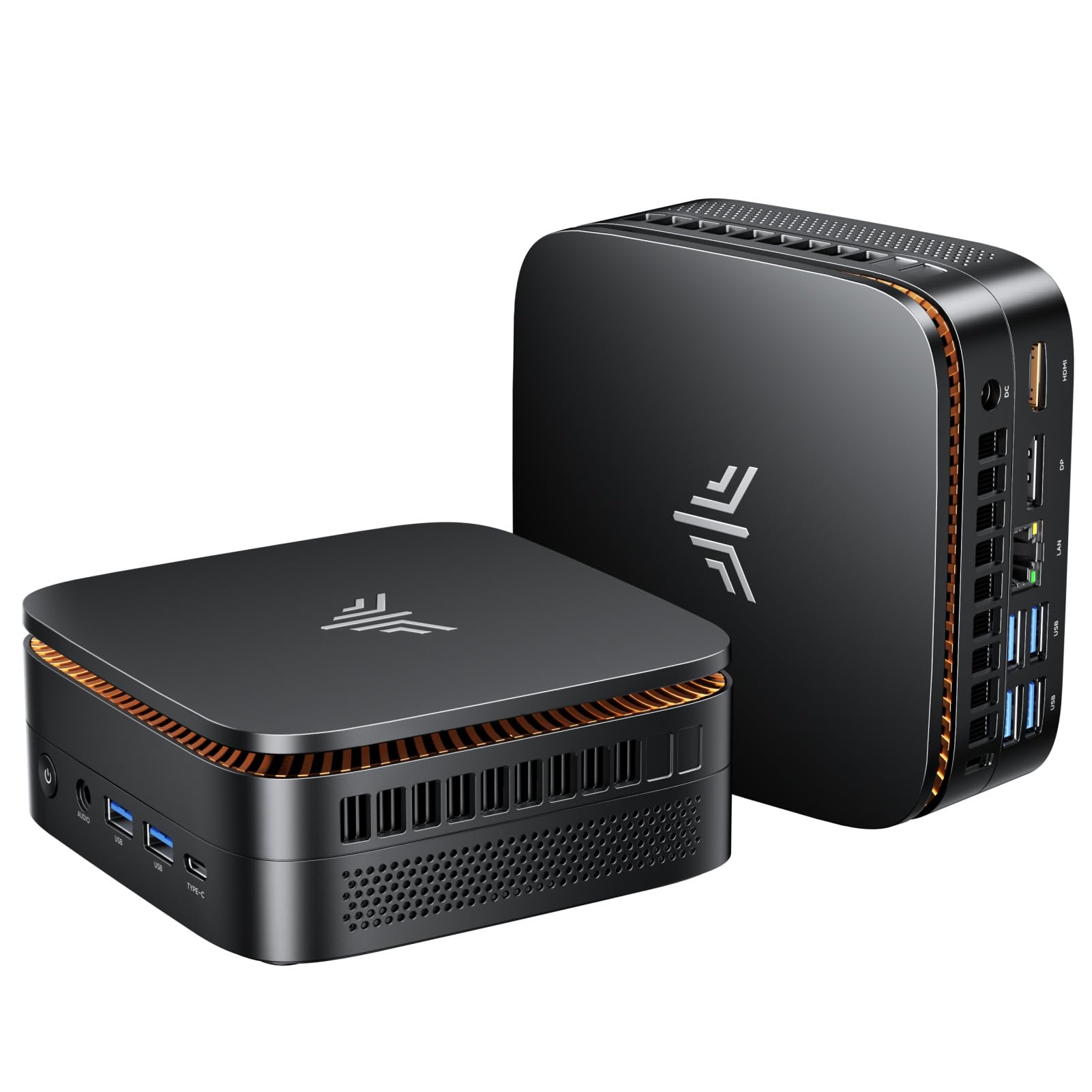 

Mini PC Faster than Ryzen 4300U mini up to Win11 256GB to mini PC with 4K compact 6x low power suitable for business P1 NiPoGi - N95/3500UAMD PC, чорний