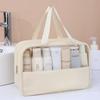 Large-capacity Cosmetic Bag Female Transparent New Portable High-value Cosmetic Storage Bag Waterproof Travel Bag Toilet Bag