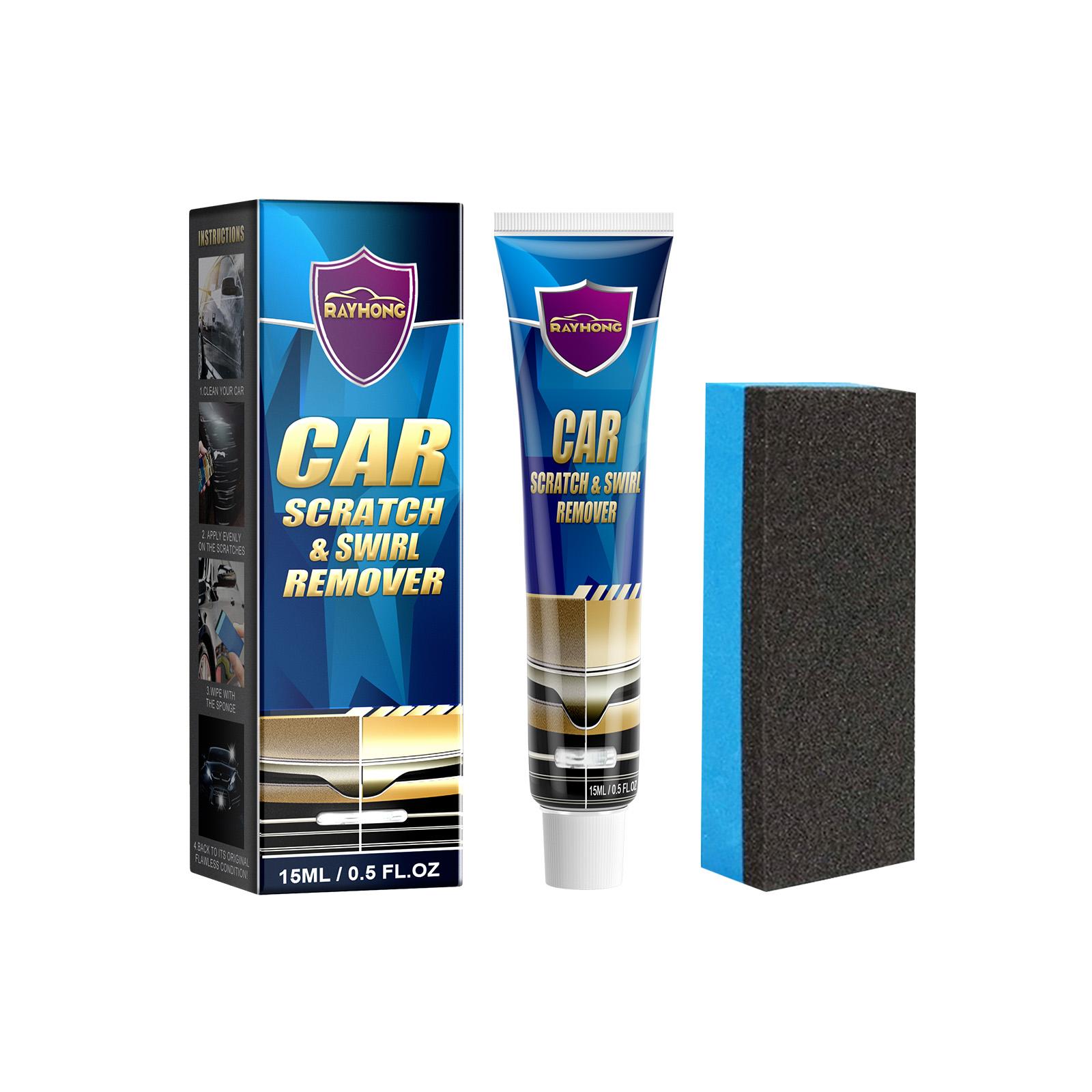 RayHong Car Scratch Remover Paint Care Tools Auto Swirl Remover Scratches Repair Polishing Anti Scratch Auto Body Grinding Paste 15ml Boxed