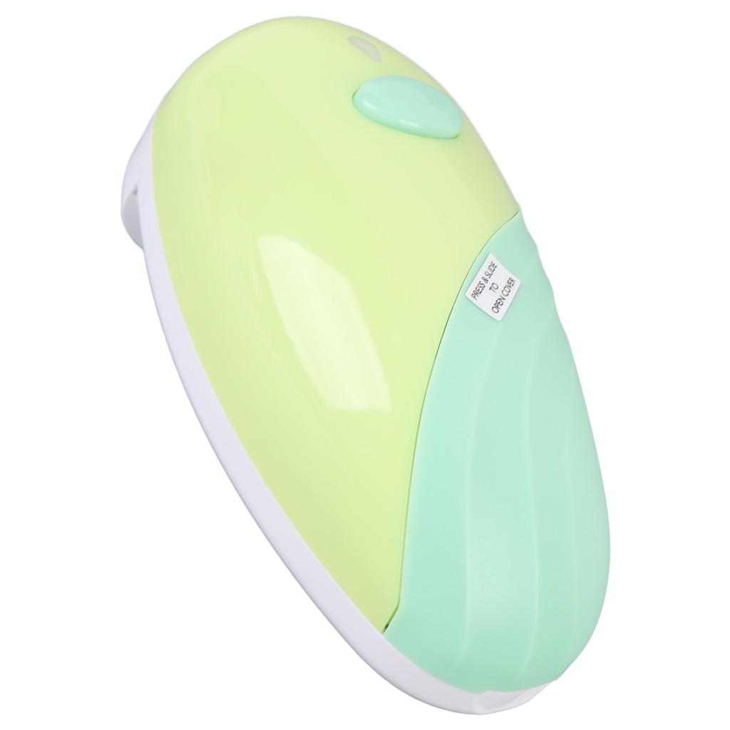 Electric Can Opener One Key Battery Powered Automatic Can Cutter for Elderly Home Kitchen Use Green