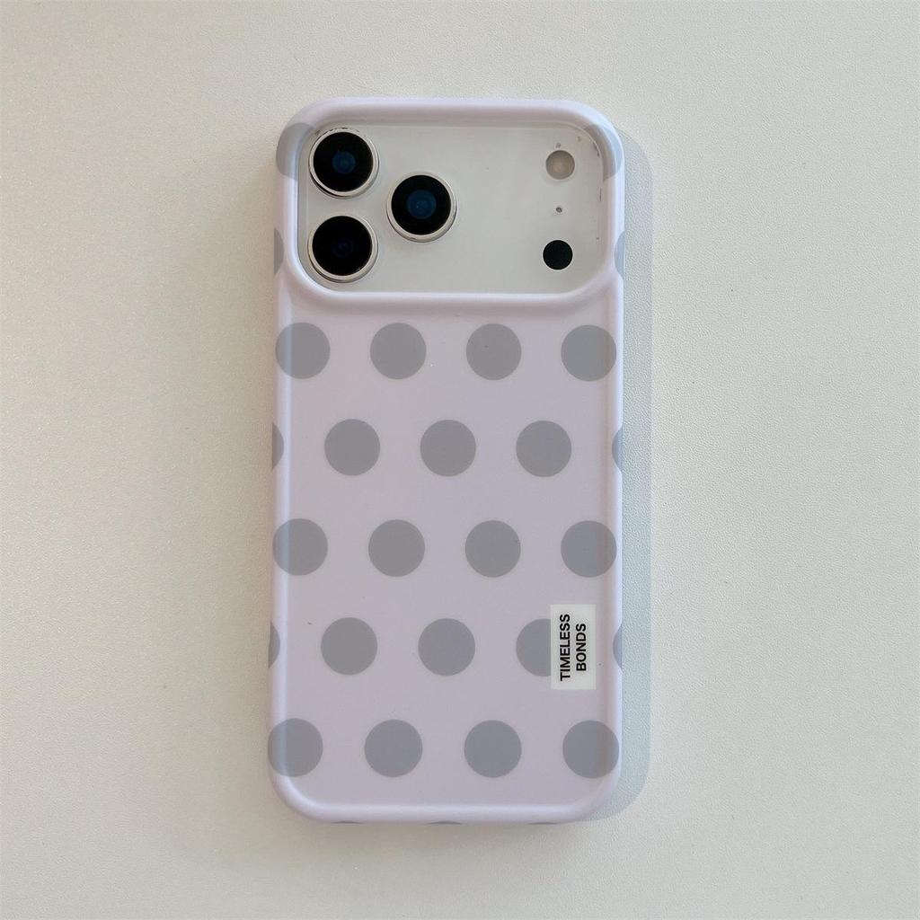 Dopamine Polka Dot iPhone 15 ProMax Case: Drop-proof, Full Coverage.