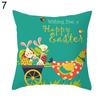 Talos Ostern Cartoon Kaninchen Bicyle Wurfkissenbezug Fall Kissen Home Sofa Auto Dekor