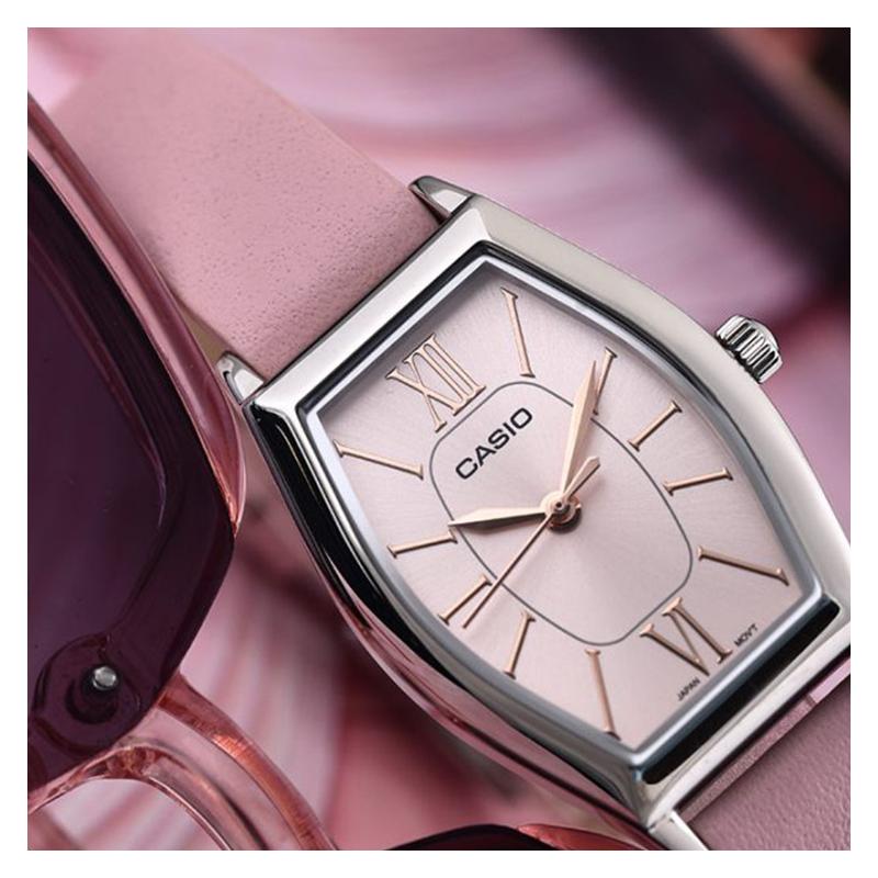 Casio STANDARD Series, Retro, Elegant, Fashionable and Simple, Quartz Movement, Leather Strap, Japanese and Korean Watch, Women's Watch, LTP-E167L-4A