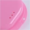 30Pcs Denture Box Tray Case Dental Orthodontic Retainer Color Tray Storage Box Plastic Teeth Container False Teeth Protective