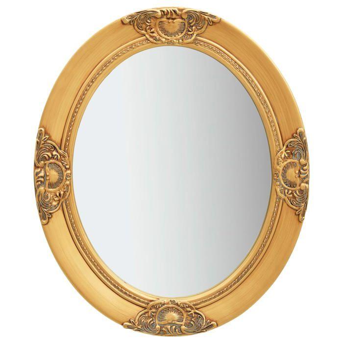 VidaXL Miroir mural style baroque 50x60 cm Doré 320349