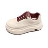 Campus Style Versatile Fashion Sports White Shoes Ins Trend 2025 Autumn New Heightened Thick-soled Casual Board Shoes for Women