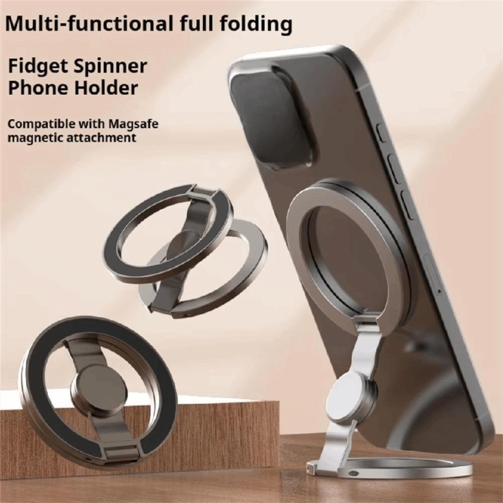 Double Sided Magnetic Magnetic Phone Ring Holder Foldable Magnetic Phone Grip Car