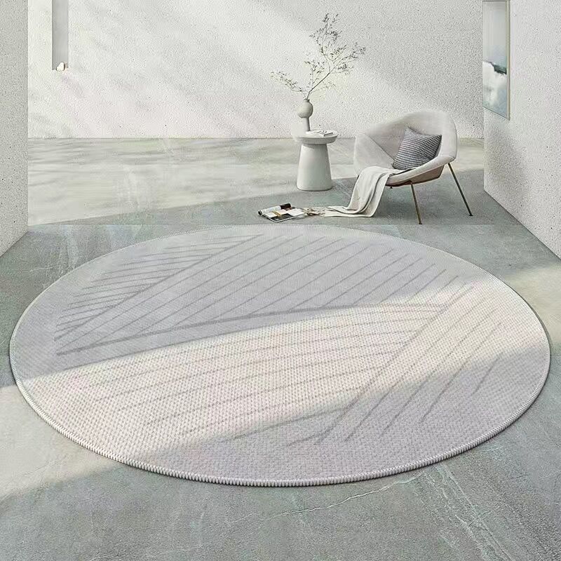 Nordic Circular Carpet Resistant To Dirt and Easy To Maintain Decorative Carpet Household Sofa Coffee Table Carpet