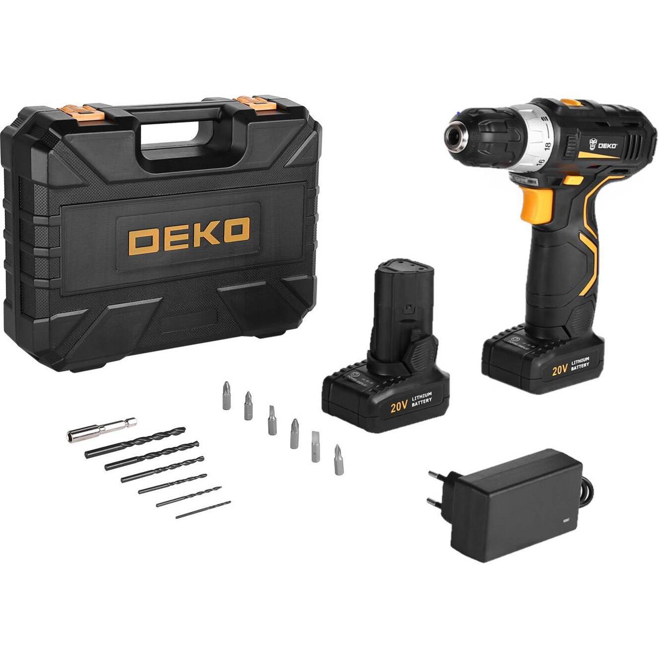 

Аккумуляторная дрель-шуруповерт Deko 063-4144