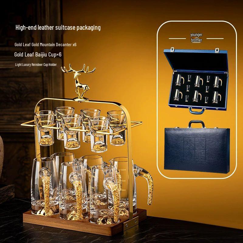 Chinese Style Light Luxury Crystal Baijiu Set